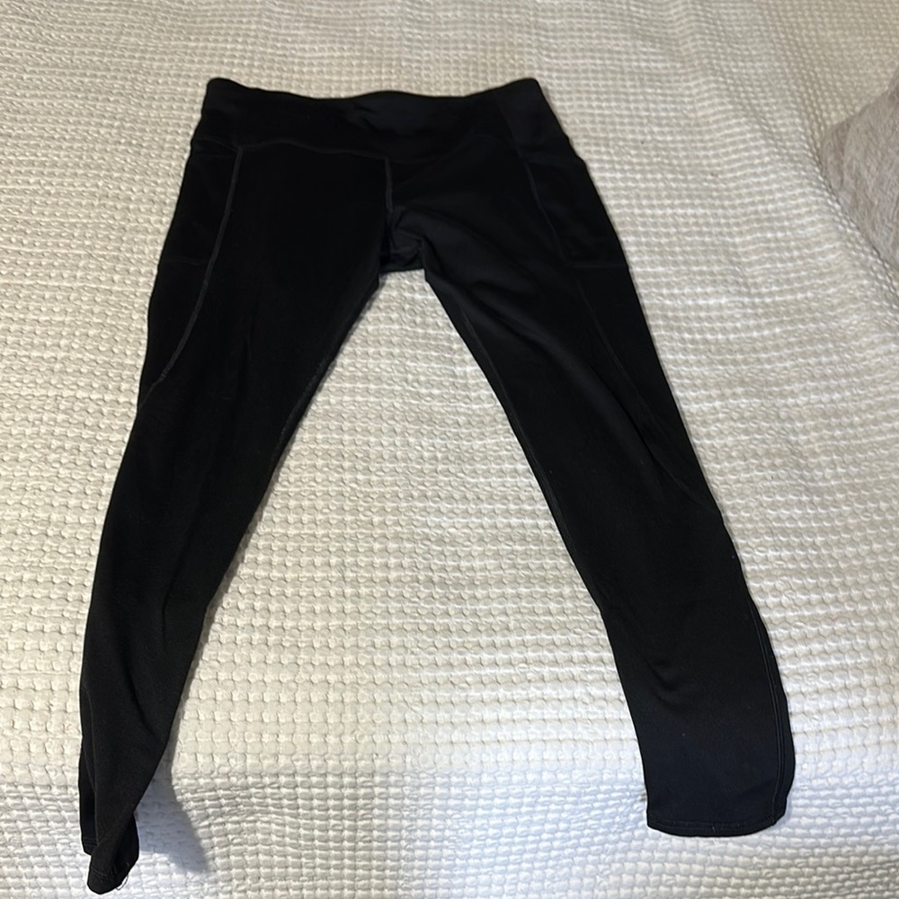 Black High-Waist Active Leggings